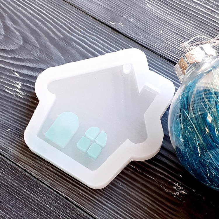 Домик, модель №26 - Силиконовый молд MyMold — картинка 2