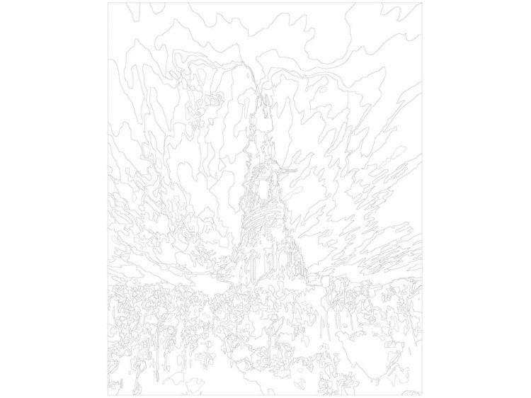 Картина по номерам «Тёмная башня» — картинка 3