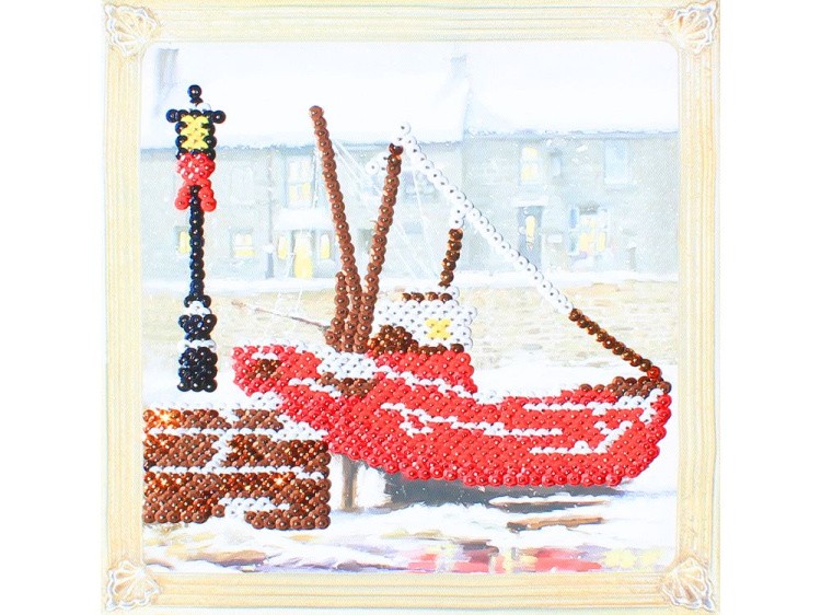 Мозаика из пайеток «Лодка» — картинка 2