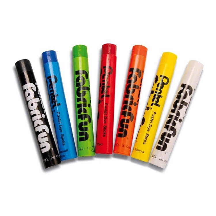 Пастель для ткани «Fabric Fun», 7 цв., PENTEL — картинка 5