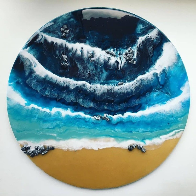 Круглые односторонние планшеты (артборды), d 20 см, 5 шт., EpoximaxX — картинка 4