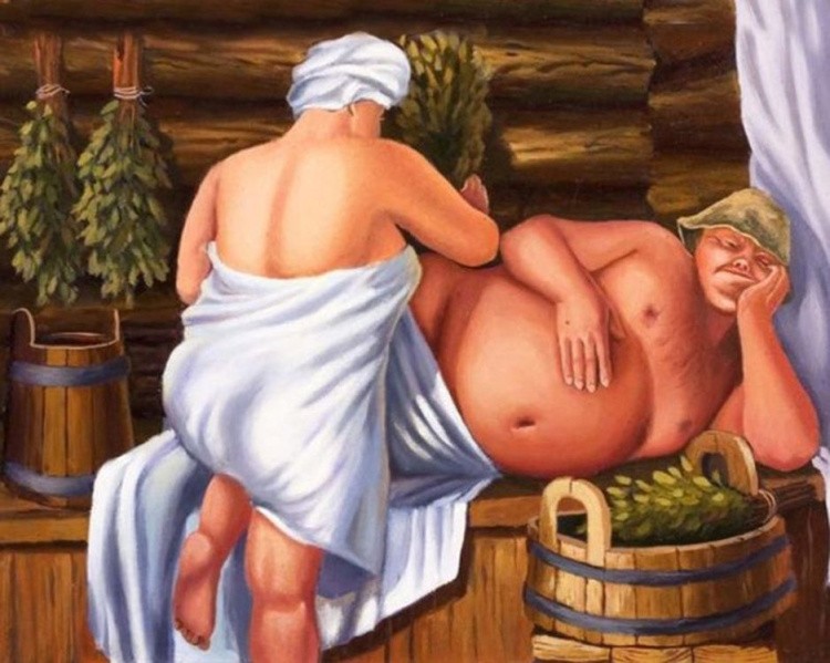 Алмазная вышивка «Парилка» — картинка 2