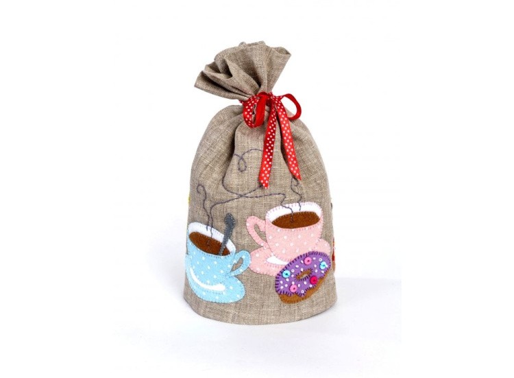 Набор для шитья «Чаепитие» (грелка на чайник) — картинка 2