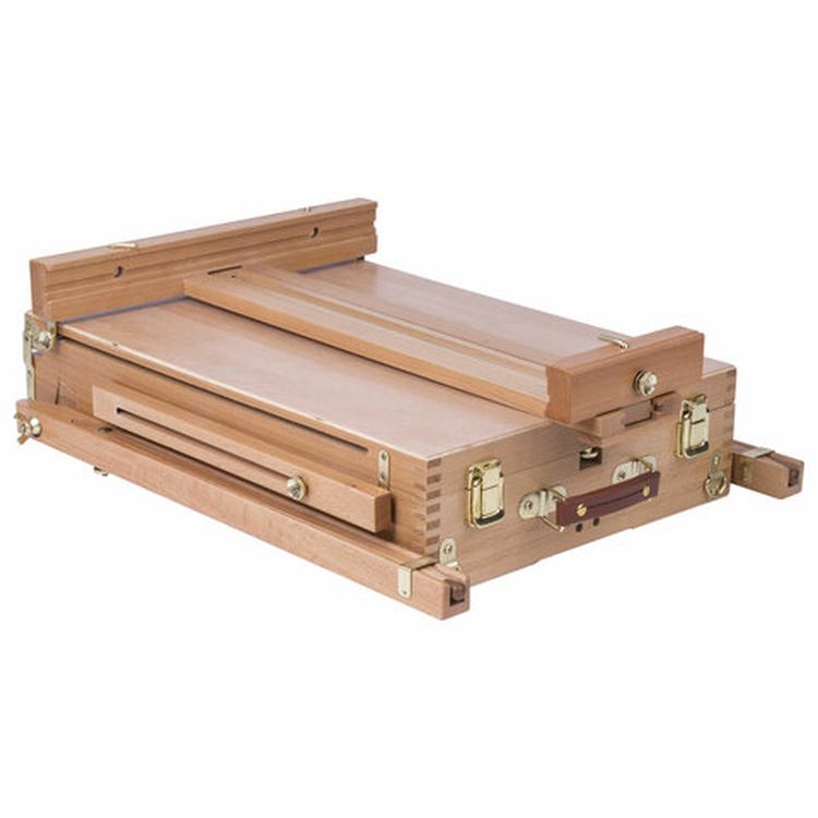 Этюдник BRAUBERG ART CLASSIC, бук, 50х34х11 см, высота холста 87 см, ножки дерев 90 см, ремень — картинка 5