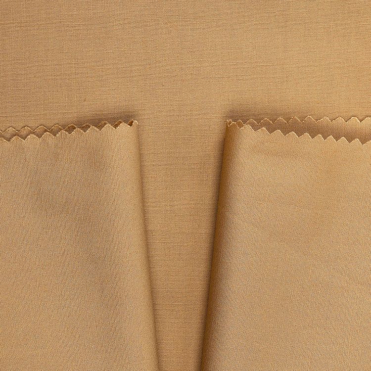 Ткань Поплин стрейч, 5 м x 150 см, 125 г/м², цвет: бежевый, TBY — картинка 3