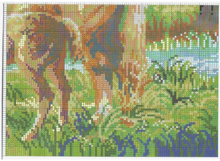 Набор для вышивания «Лошадь с жеребёнком» — картинка 5