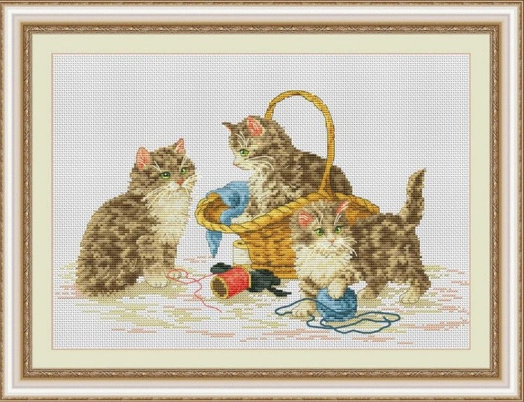 Набор для вышивания «Веселые котята»