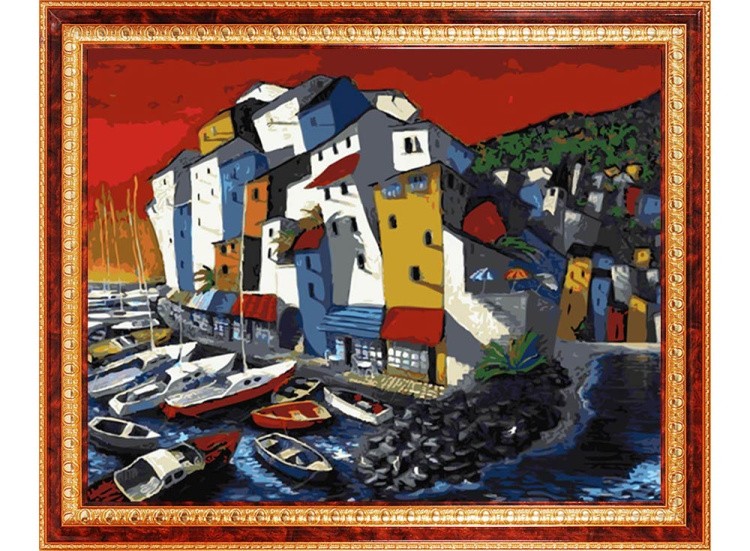 Картина по номерам «Венецианская пристань» — картинка 2