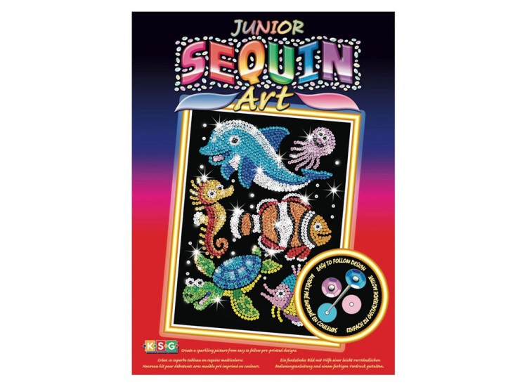 Мозаика из пайеток «Обитатели моря» — картинка 2