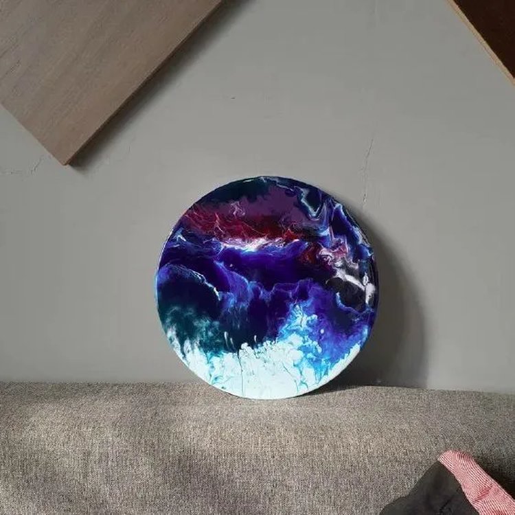 Универсальная эпоксидная смола для рисования AquaGlass GEL 1500 грамм, RU-SMOLA — картинка 15