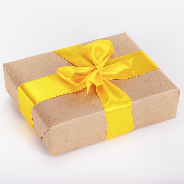 Лента атласная, ширина 50 мм, длина 23 м, желтая, Brauberg — картинка 3