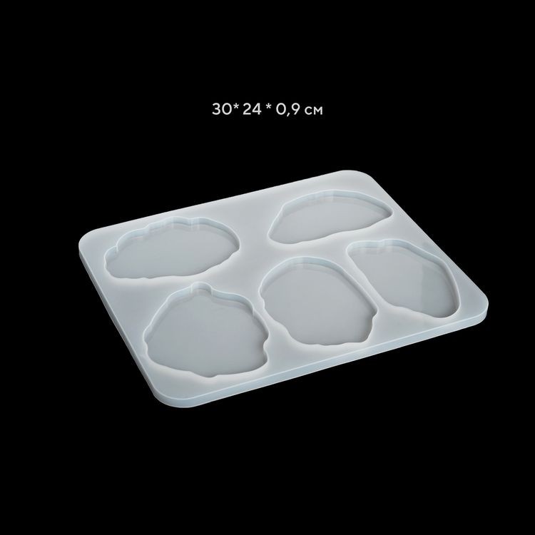 Набор силиконовых молдов подстаканники «Geode», сборный (5 частей), Artline — картинка 2