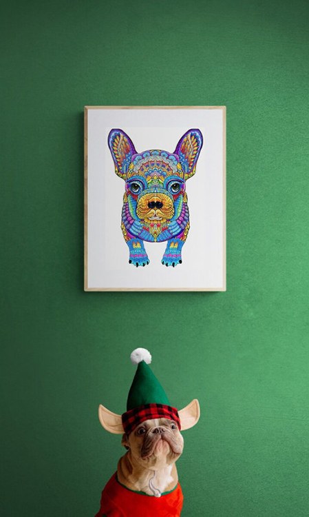 Деревянные пазлы «Смелый Бульдог S», Woodbests — картинка 9