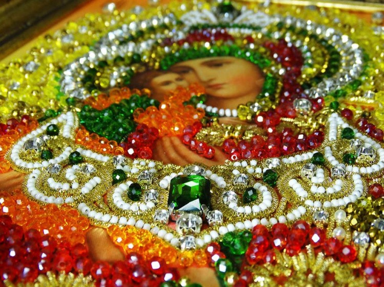 Набор вышивки хрустальными камнями «Владимирская» — картинка 7