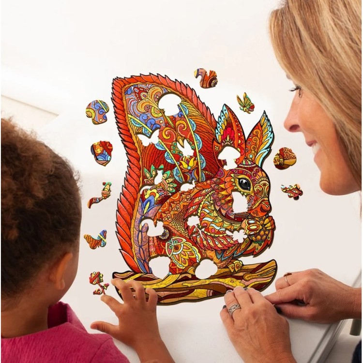 Деревянные пазлы «Лесная Белка M», Woodbests — картинка 3