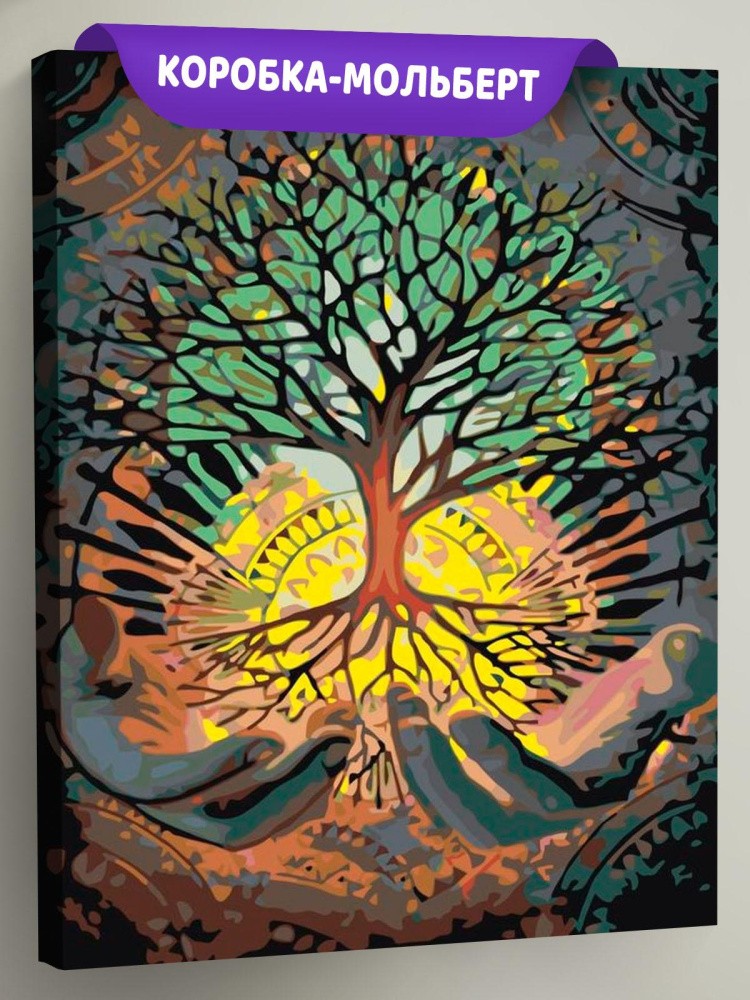 Картина по номерам «Древо жизни»
