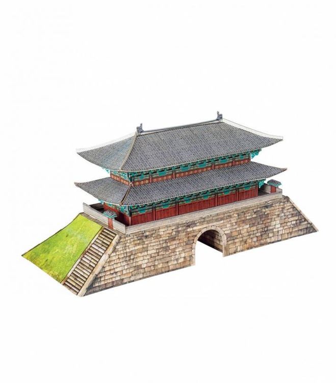 Сборная модель из картона «Ворота Намдэмун, Сеул, Южная Корея» — картинка 2