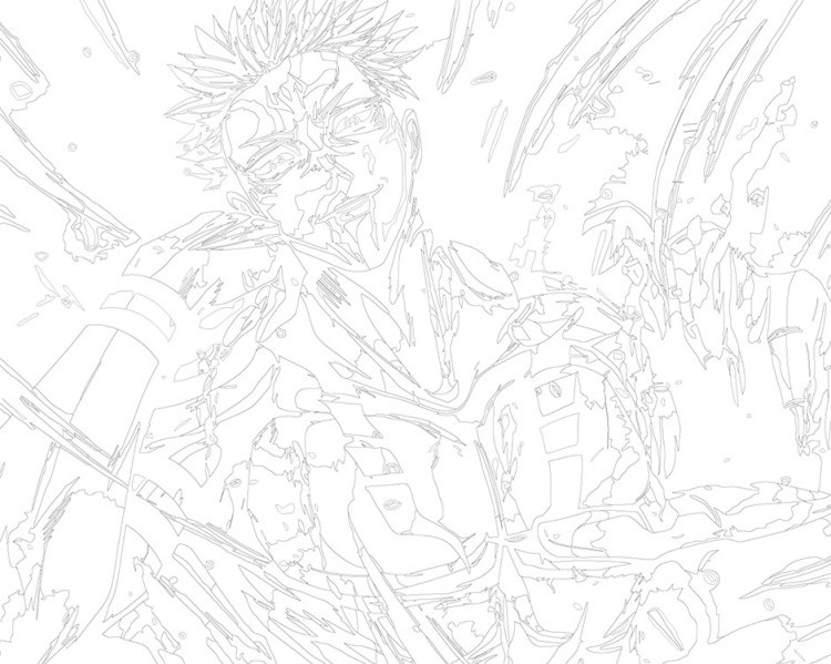 Картина по номерам «Аниме манга Магическая битва: Сукуна» — картинка 3