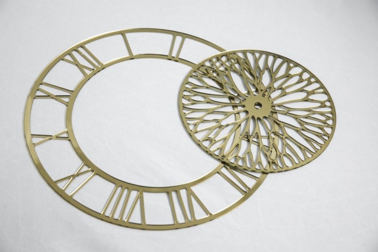 Циферблат для часов Art Blong №25 золото, 19,5 см — картинка 2