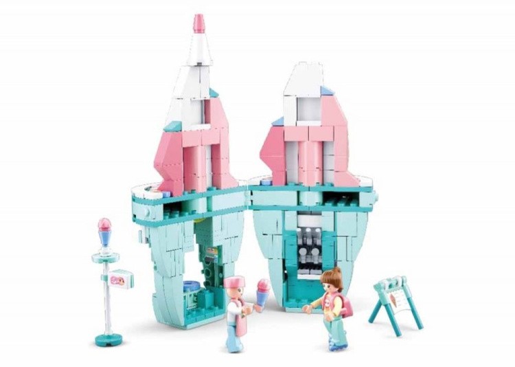 Конструктор «Фудкорт. Кафе-мороженое», 301 деталь — картинка 2