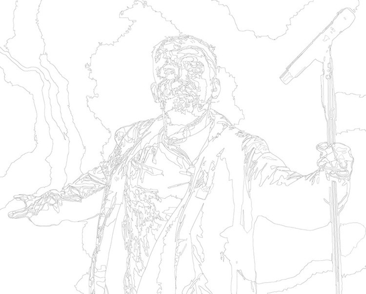 Картина по номерам «Рэпер Баста Василий Вакуленко 3» — картинка 3