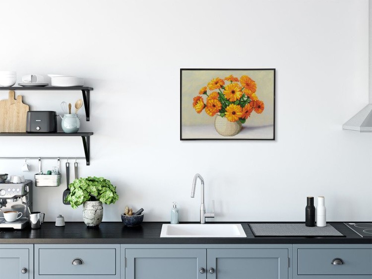 Алмазная вышивка «Календула» — картинка 4