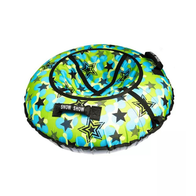 Детская зимняя ватрушка тюбинг для катания 118 см — картинка 5