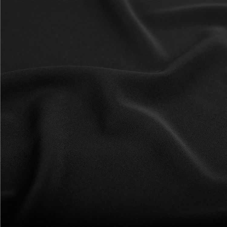 Ткань Барби 200 г/м², 5 м, ширина 150 см, цвет: черный, TBY — картинка 2