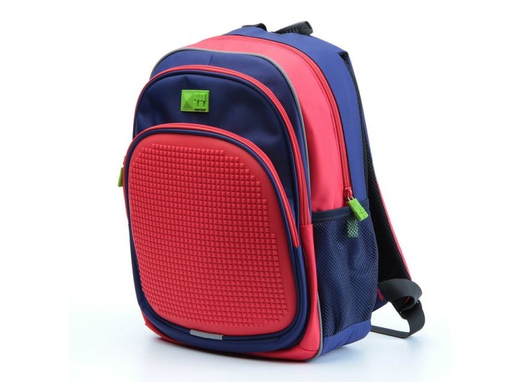 Рюкзак 4ALL Kids с битами, сине-красный — картинка 2