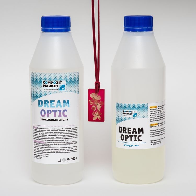 Набор смола Dream Optic 750 г + 4 красителя — картинка 4