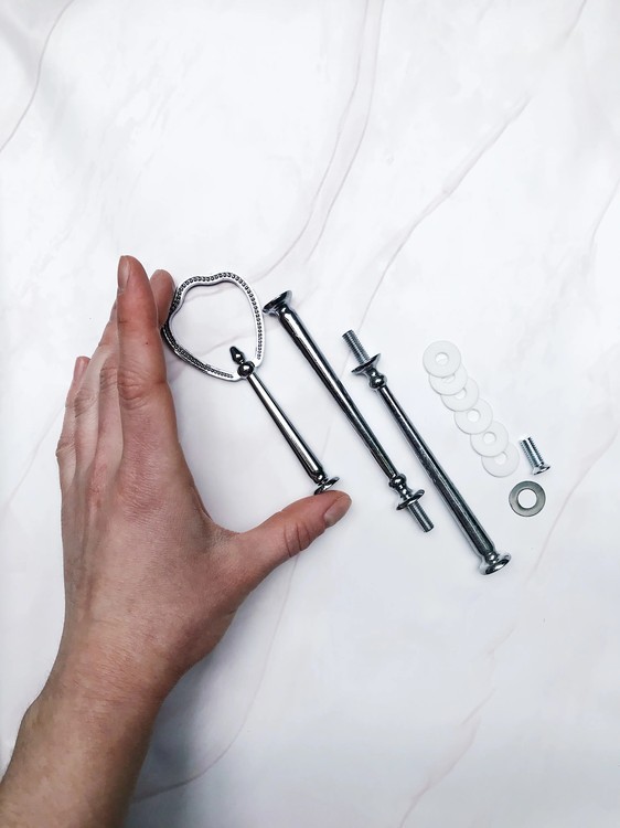 Фурнитура (ручка) для фруктовницы Cupcake Stand Модель FZA004MSilver — картинка 3