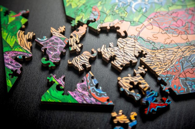 Деревянные пазлы DAVICI «Делиться радостью» — картинка 9