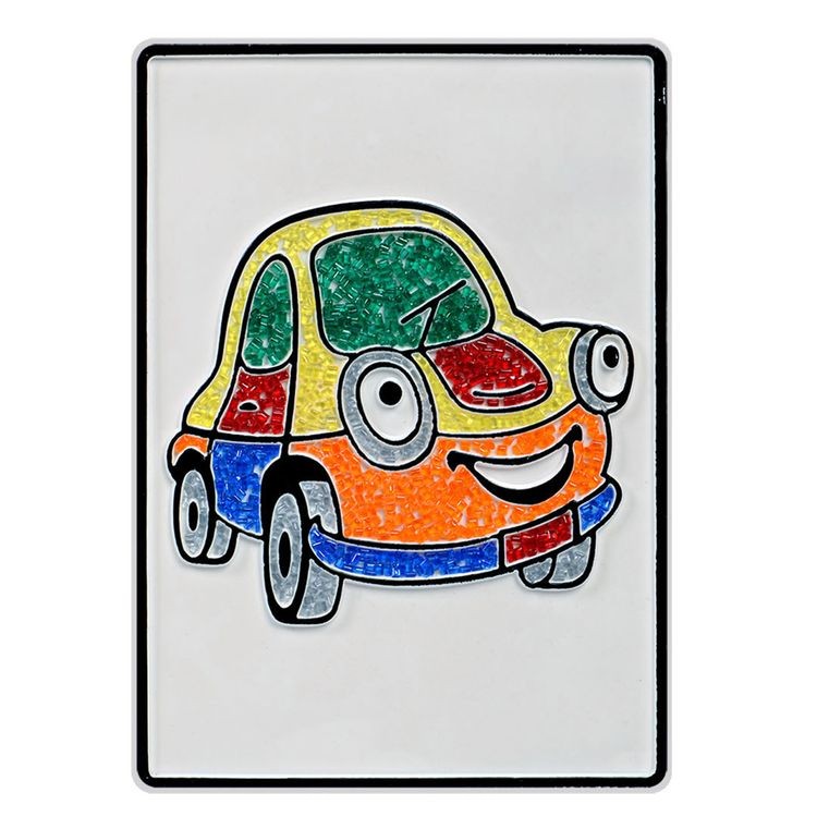 Набор для творчества «Насыпь на клей. Машинка», тип 5 — картинка 2