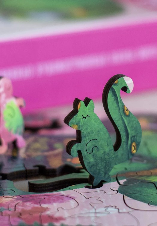 Деревянные пазлы DAVICI «Зеленый медведь» — картинка 4