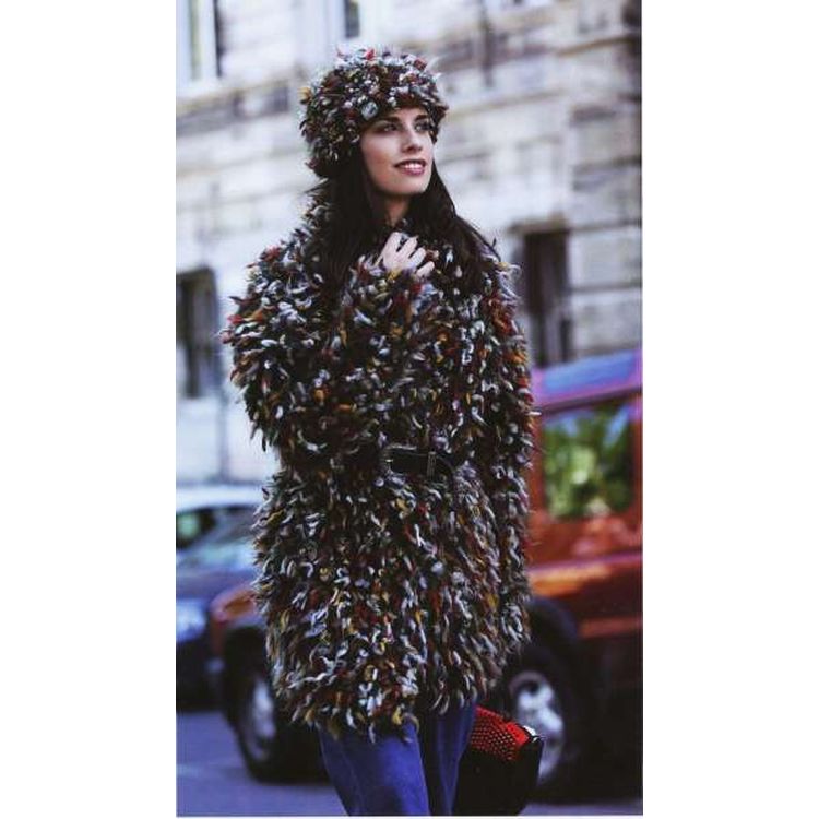 Пряжа ALIZE Mohair Bohem New (5153), зелено-розовый, 5 шт. по 100 г — картинка 3