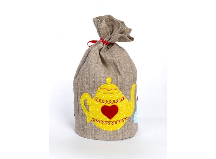 Набор для шитья «Чаепитие» (грелка на чайник) — картинка 3