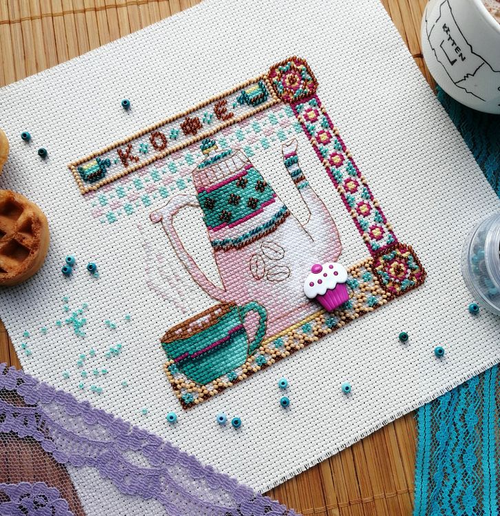 Набор для вышивания «Кофейник» — картинка 2