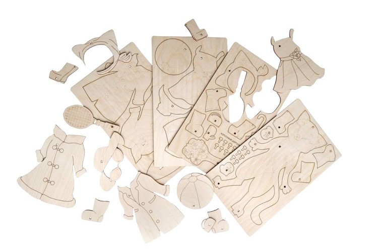 Игра-раскраска из дерева «Кошка-Даша», Lemmo — картинка 2