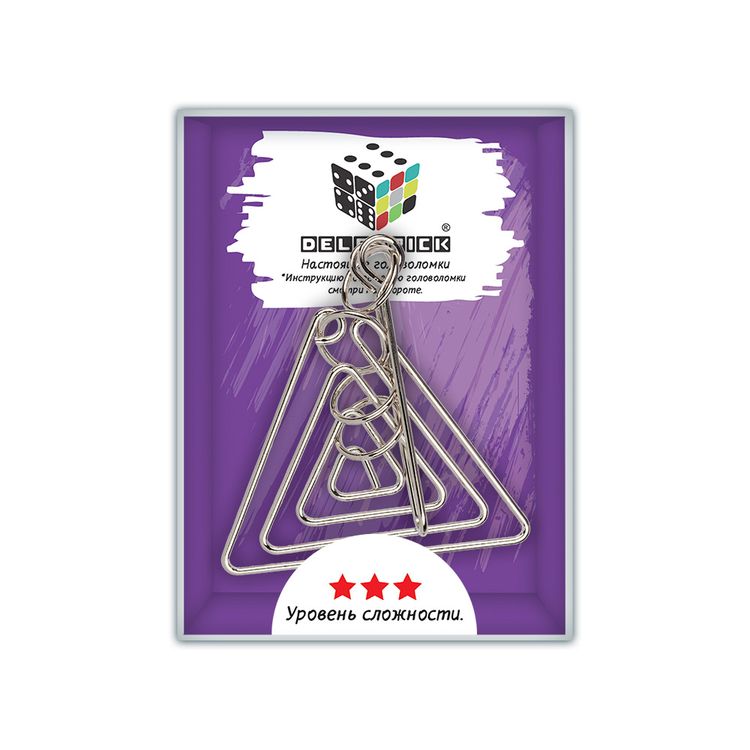 Головоломка металлическая Лабиринт, 5 элементов — картинка 2