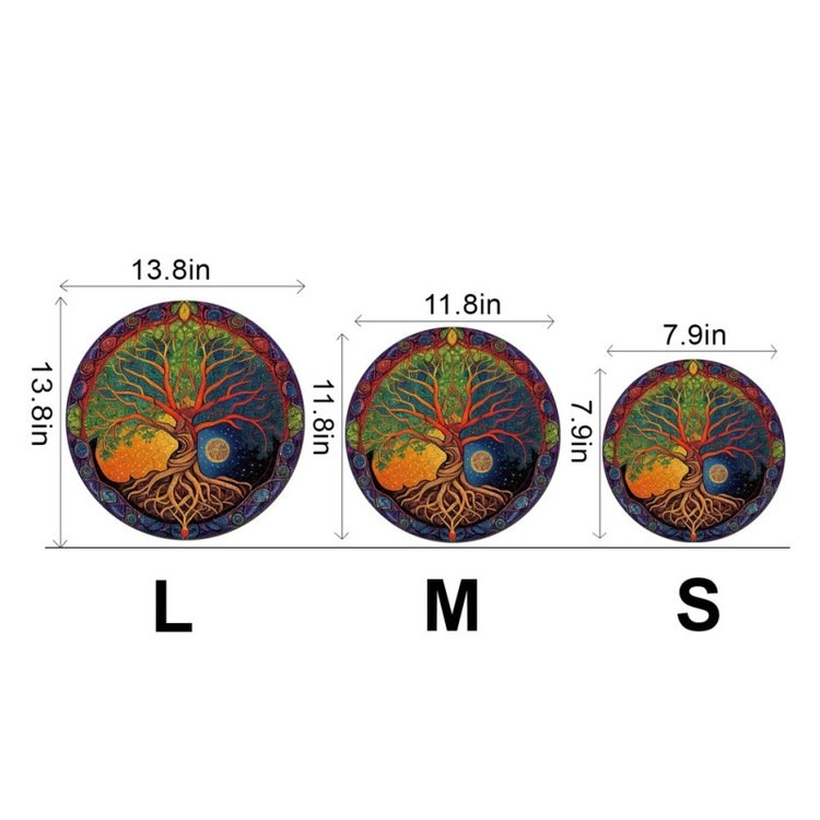 Деревянные пазлы «Древо Жизни M», Woodbests — картинка 3