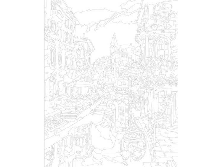 Картина по номерам «Каналы Венеции» — картинка 3