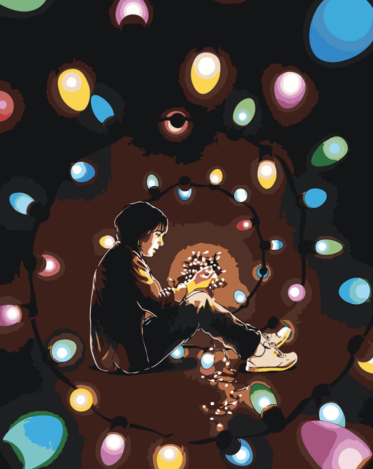 Картина по номерам ОСД Очень странные дела