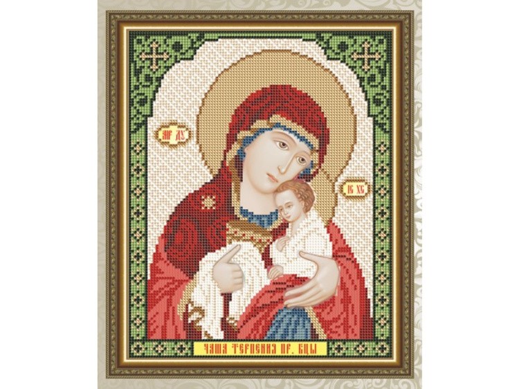 Рисунок на ткани «Образ Пресвятой Богородицы Чаша Терпения»