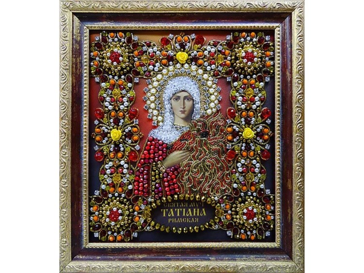 Набор вышивки хрустальными камнями «Святая Татьяна» — картинка 2