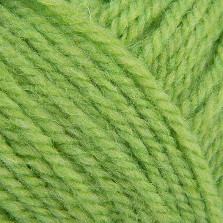 Пряжа Пехорка Народная (793), ярко-салатовый, 5 шт. по 100 г — картинка 3