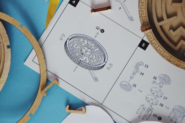 Конструктор из дерева «Клубок Ариадны», UNIWOOD — картинка 2