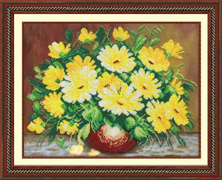 Набор вышивки бисером «Ноготки» — картинка 2