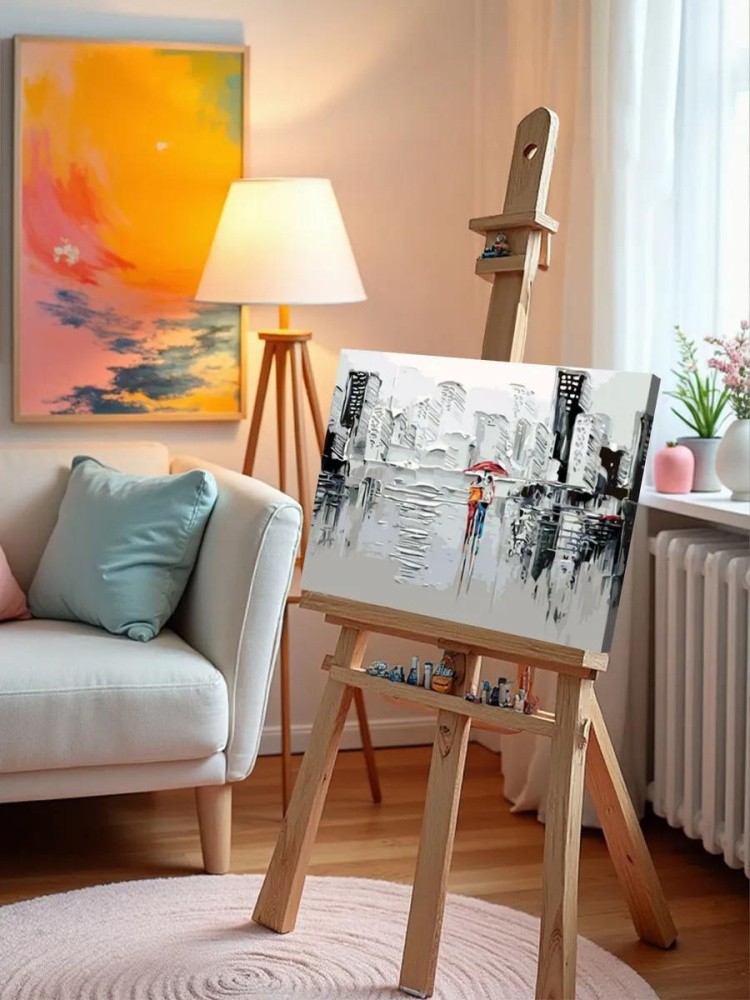 Картина по номерам «Пара под зонтом» — картинка 10