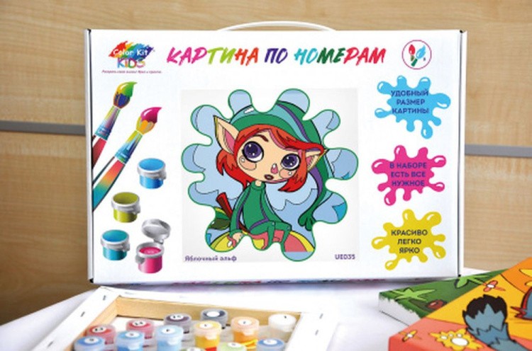 Картина по номерам «Яблочный эльф» — картинка 3