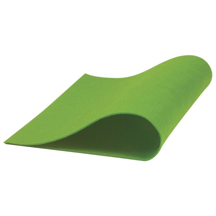 Цветной фетр для творчества А4, оттенки зеленого, 5 листов, 5 цветов, толщина 2 мм, ОСТРОВ СОКРОВИЩ — картинка 5